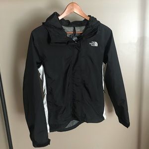 Northface Black Raincoat, Size XS